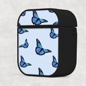 Blue Butterfly Airpod Case